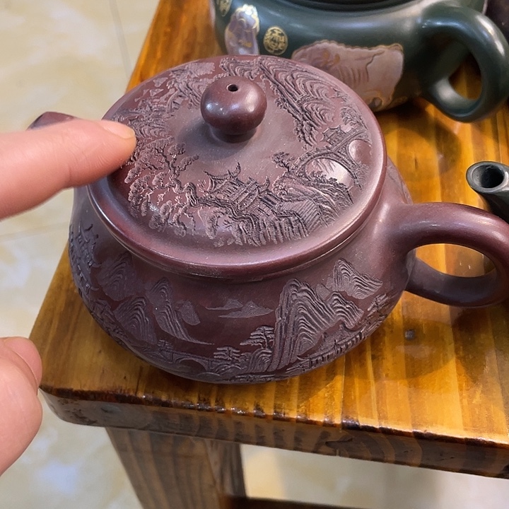 茶壶紫砂处理一把