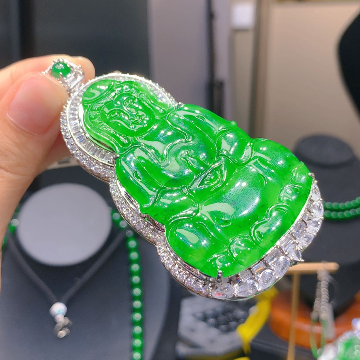 【闪购商品】翡翠颈饰未镶嵌11柒姐