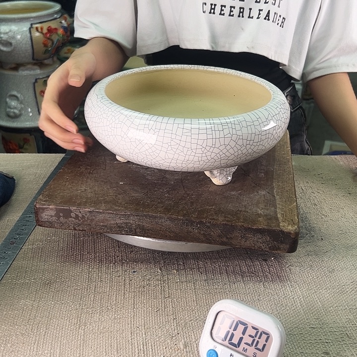 泳坤堂石湾盆陶瓷