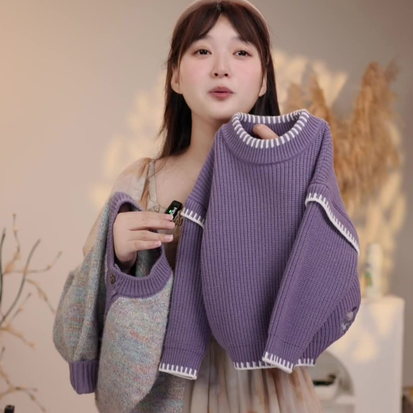 Snoopy/史努比儿童毛衣假两件童装冬季百搭洋气儿童针织衫上衣