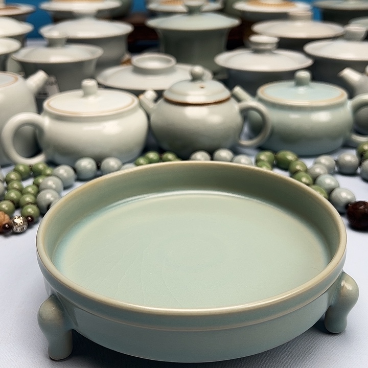 杯仿古釉三足洗原矿原釉原产地