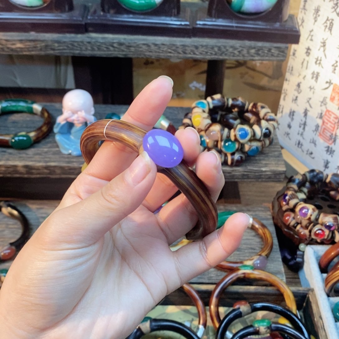 非金属无开***岁黑藤镯