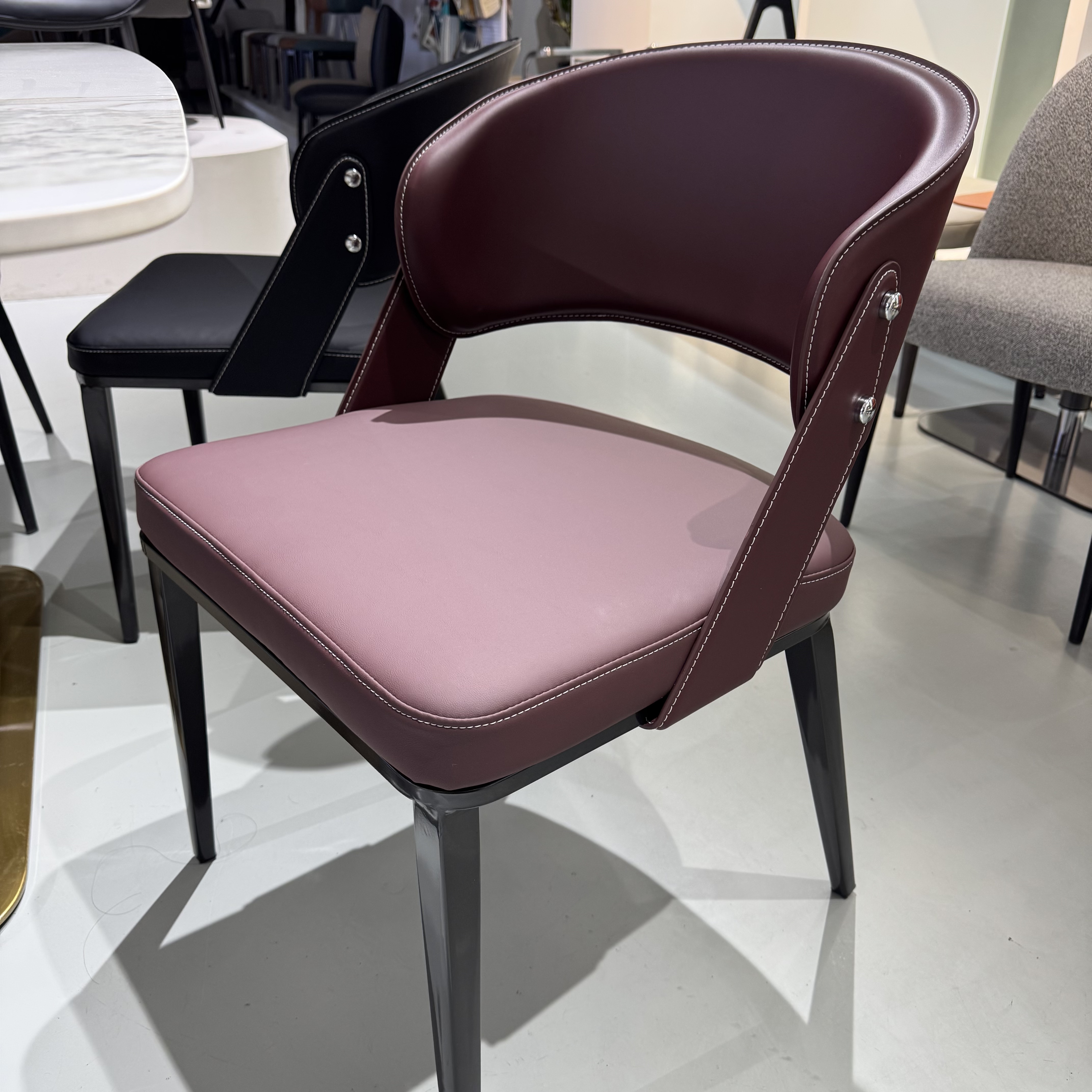 【几何】简约轻奢北欧风 意式极简 茶台椅 书桌椅 餐椅 妆台椅子