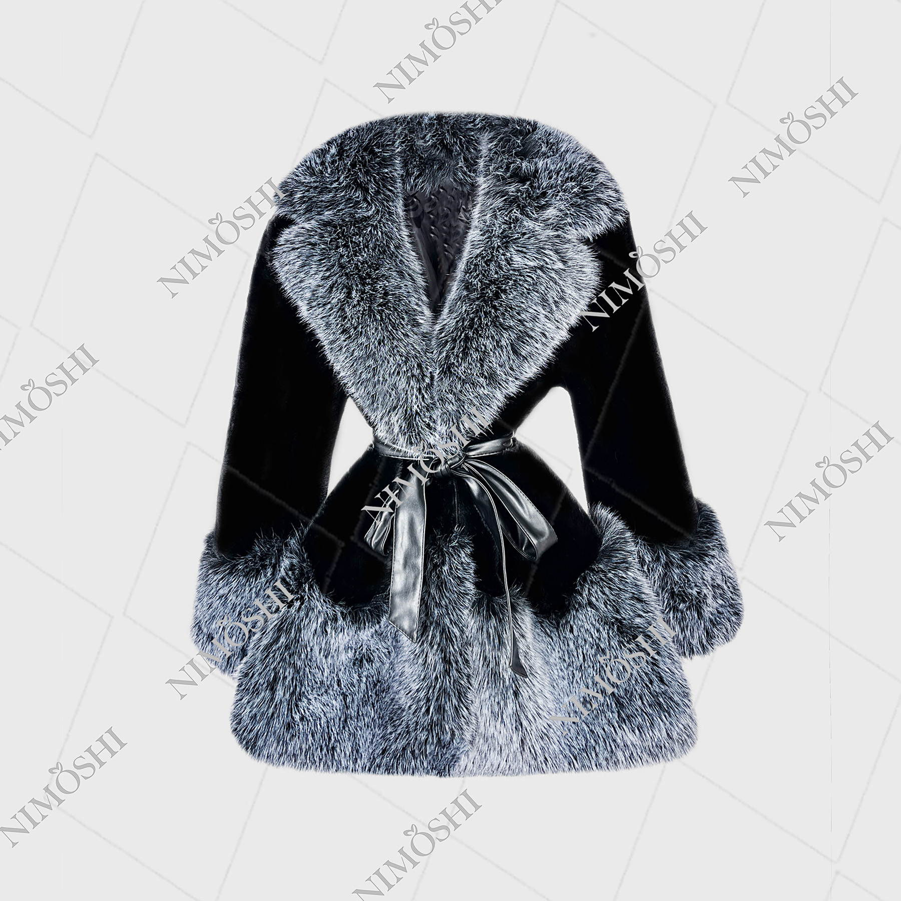  NIMðSHI【莎莎】轻奢冬季加厚保暖显瘦减龄毛外套时尚百搭L5195