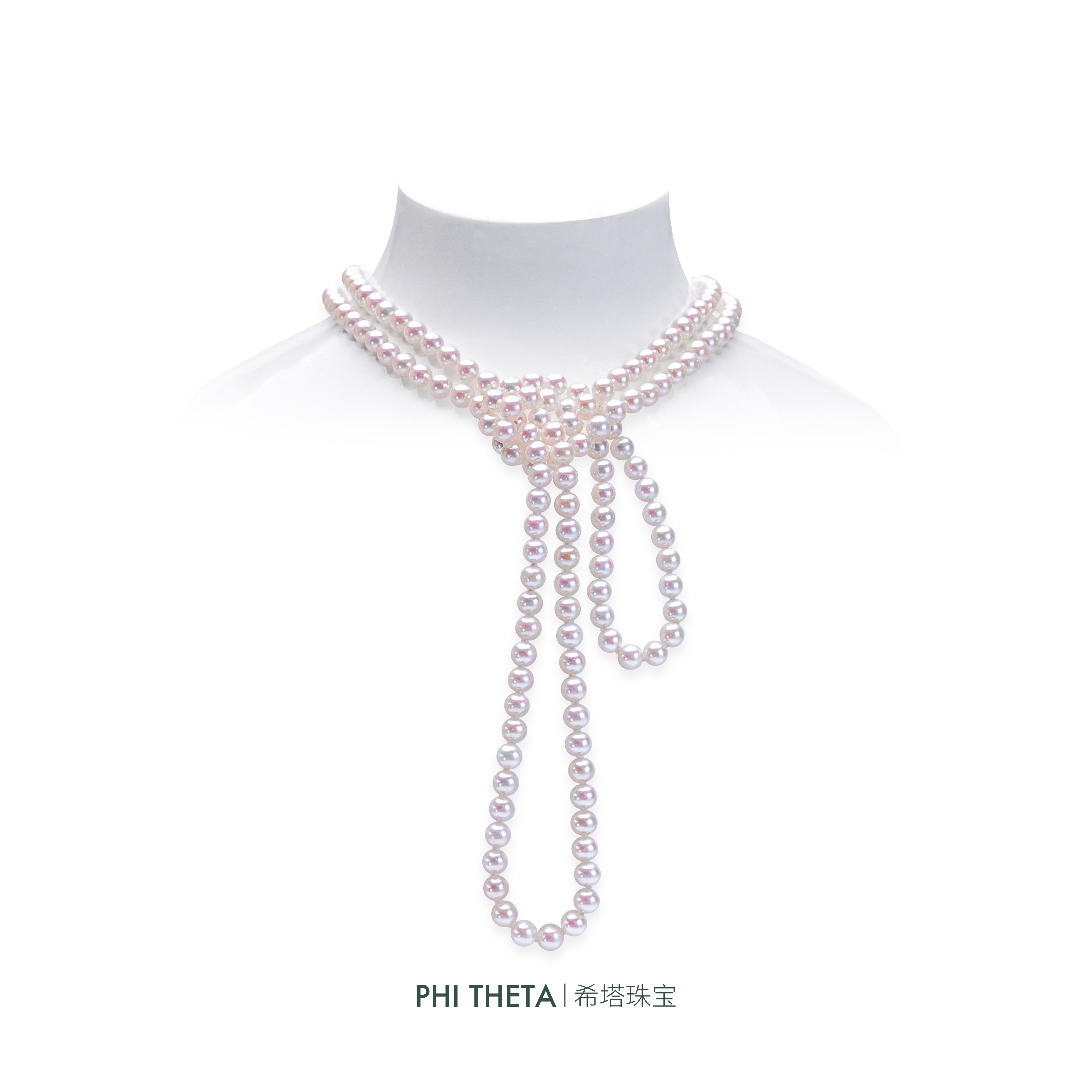 淡水白片珍珠1.2米长款毛衣链5-6mm-多样性发一