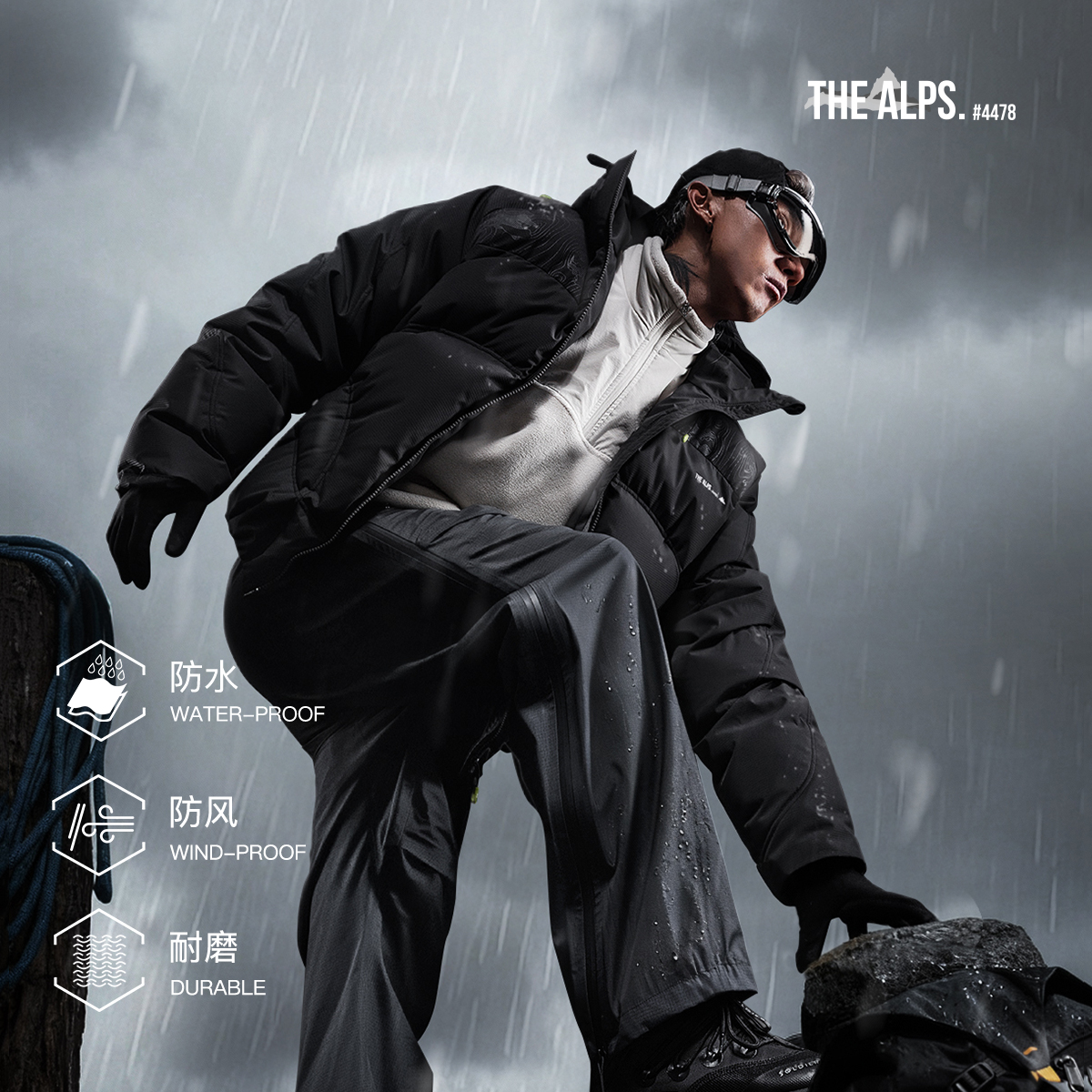 MonsterGuardians【预售】守护者系列秋冬户外工装裤防风防水冲锋裤