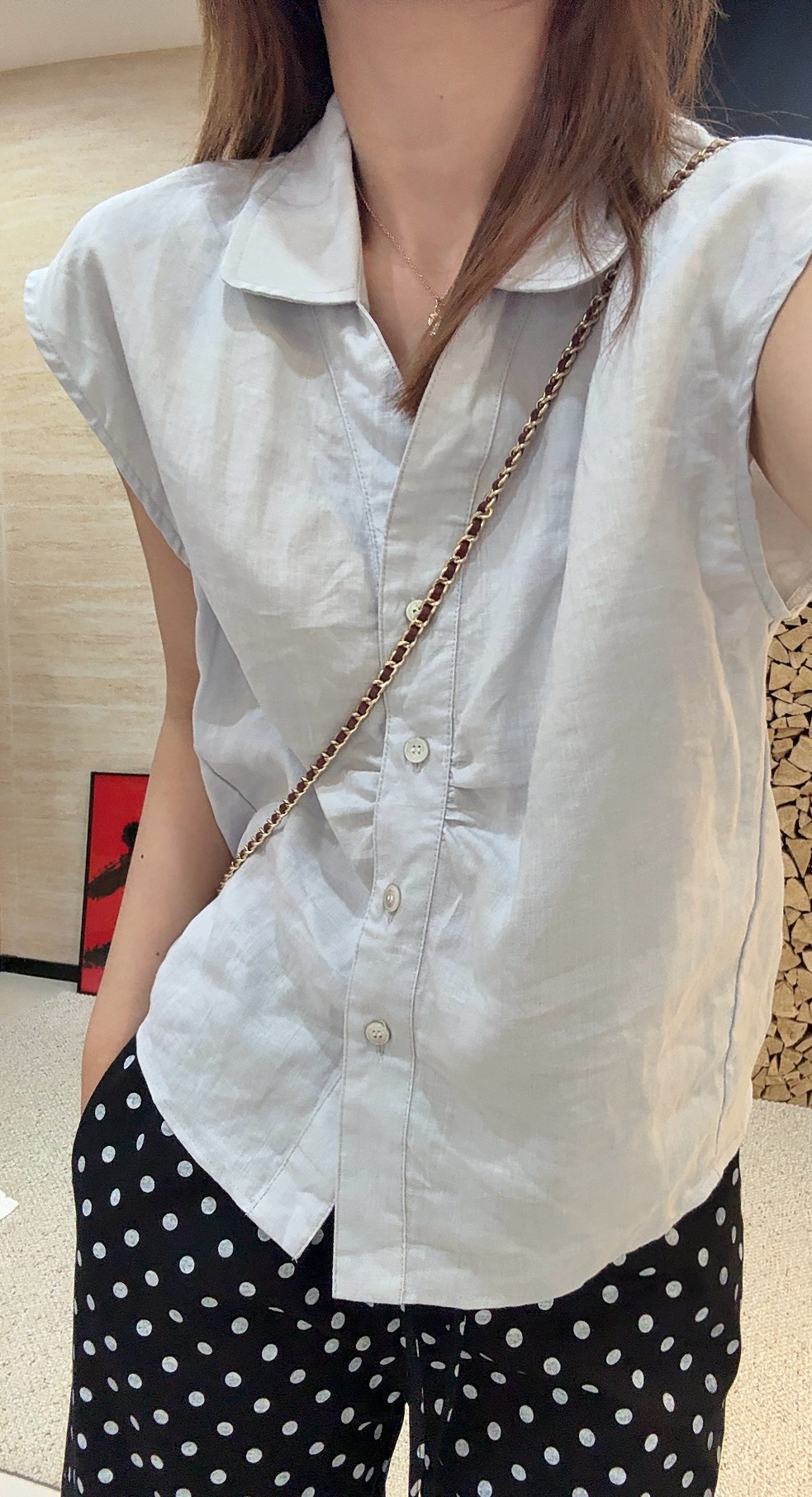 【【No褪专场 ❗金酉钱金酉钱】夏季 设计款苎麻无袖衫