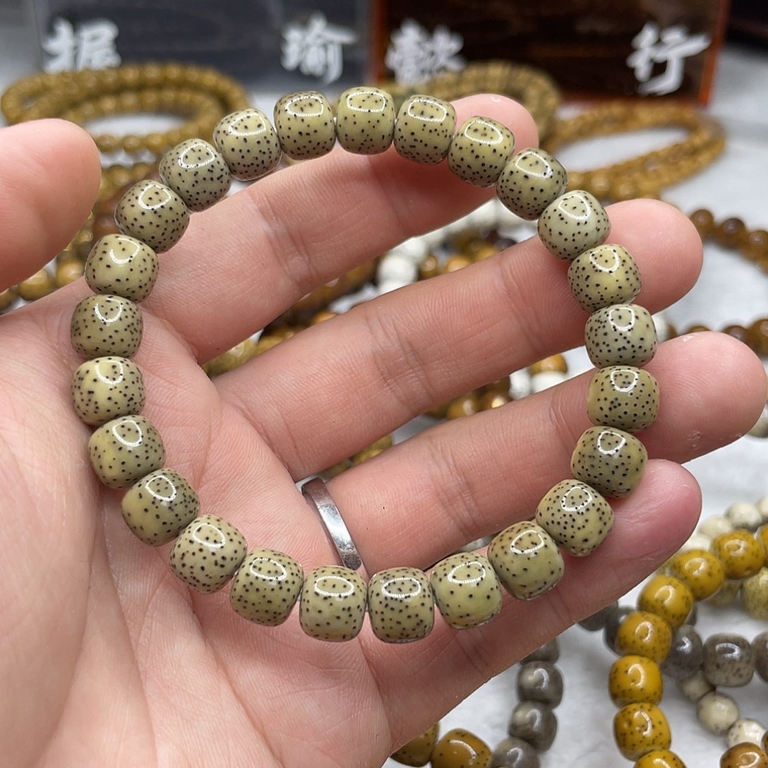 手串星月菩提银标款9