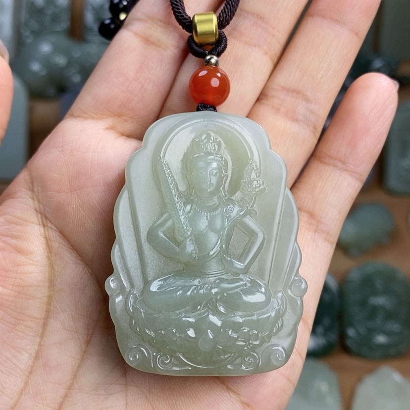【闪购商品】和田玉未镶嵌挂件虚空藏菩萨