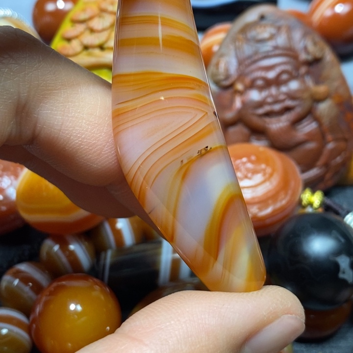 玛瑙/玉髓未镶嵌颈饰