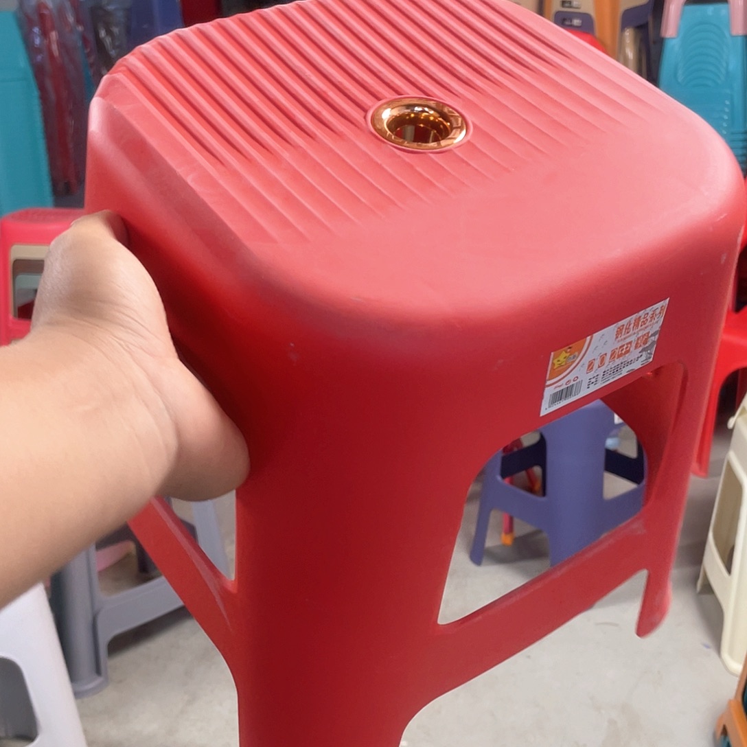 塑料清仓特价32高双面电镀工艺中高凳10个