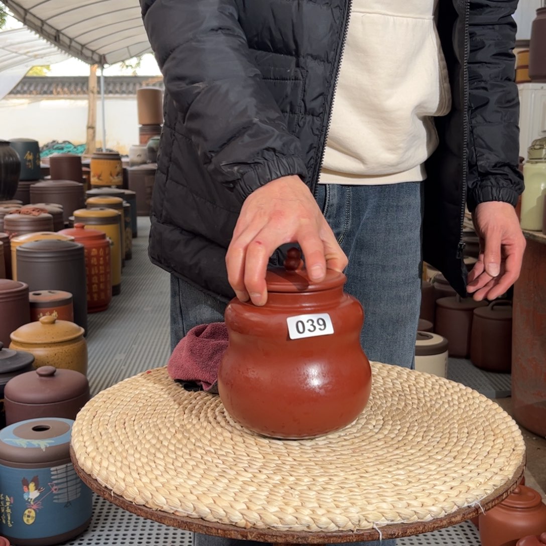紫砂茶叶罐微瑕醒茶罐