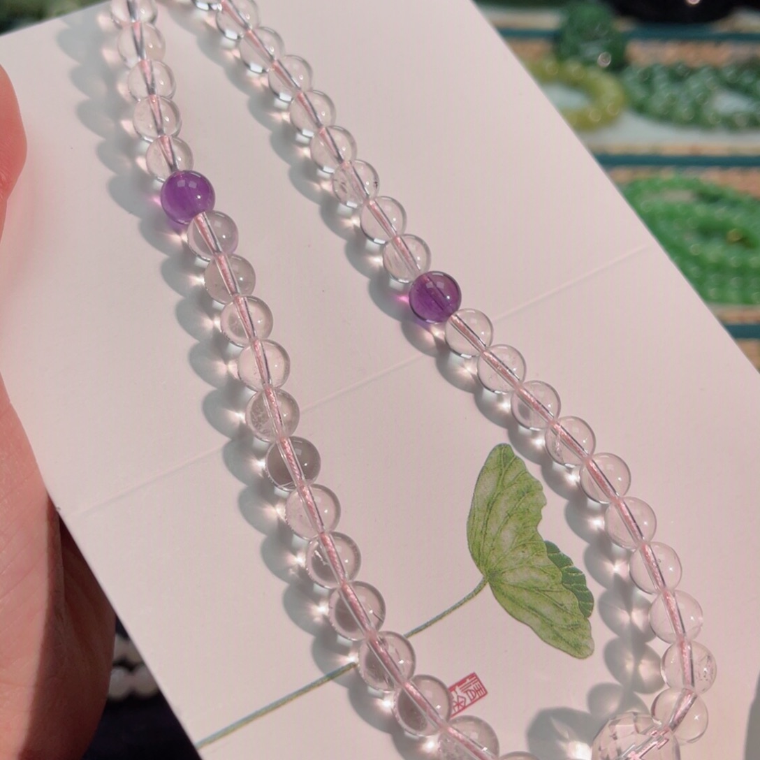 水晶手链未镶嵌水晶手链