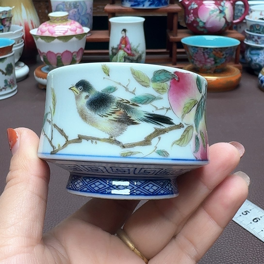 瓷片景德镇仿古手工制作精品展示