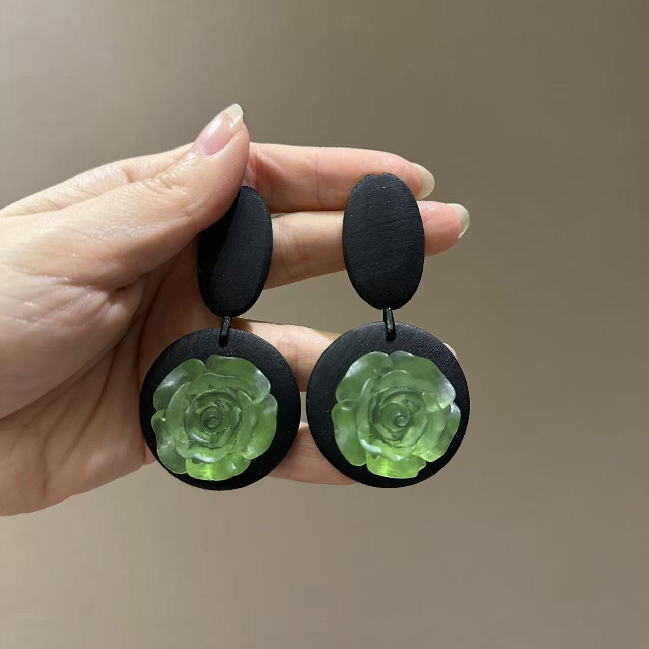 铜合金合成锆石耳饰 换季66666耳环