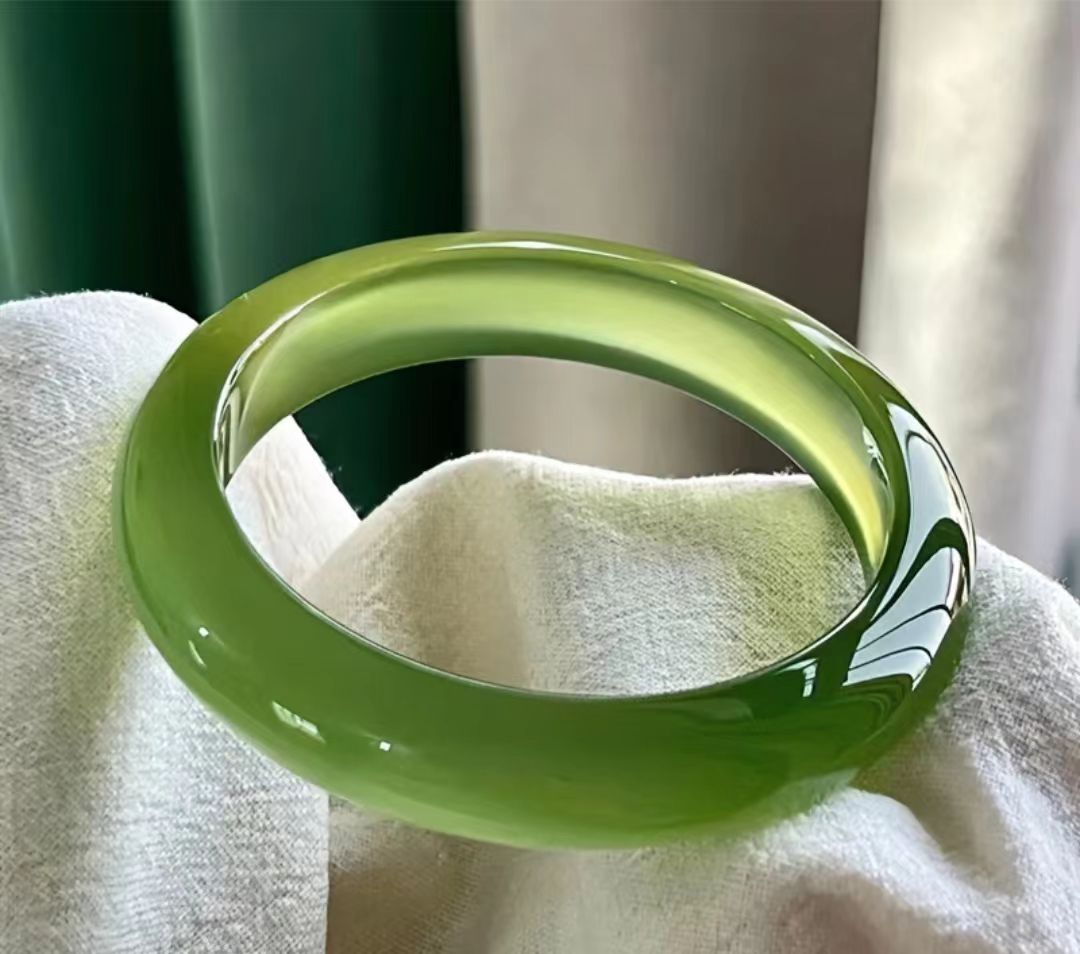 【文总宠粉】纯天然蛇纹石玉未镶嵌多样性发其一180手镯