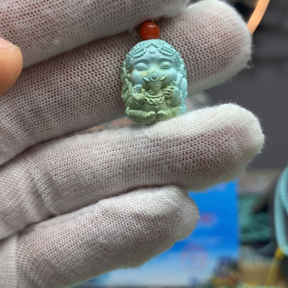 绿松石挂件未镶嵌