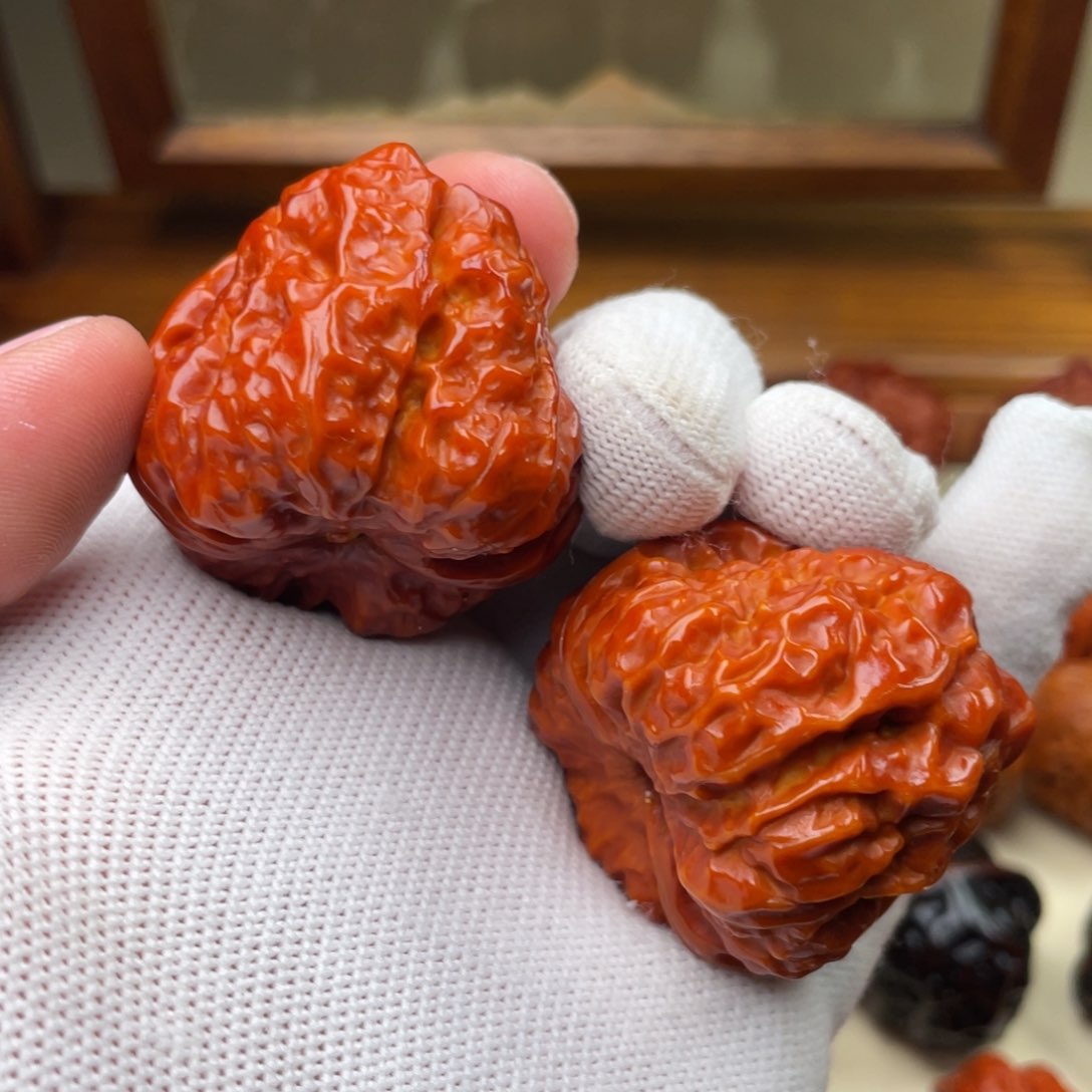 文玩核桃把件蛤蟆头40