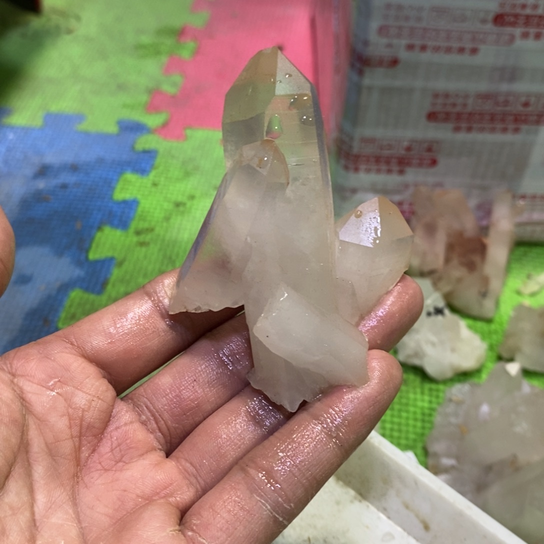 水晶水晶原石摆件未镶嵌