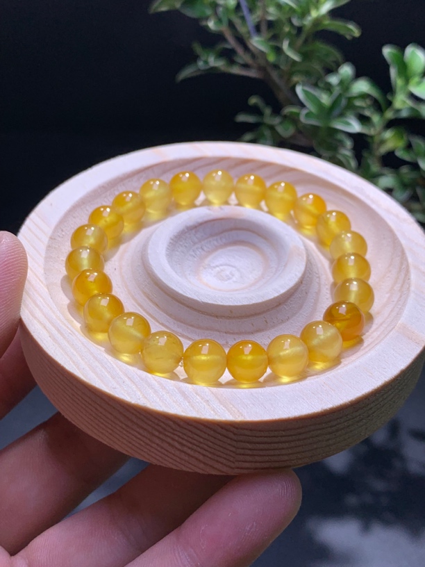 缅料翡翠冰黄单珠尺寸卡8 多样性发其一