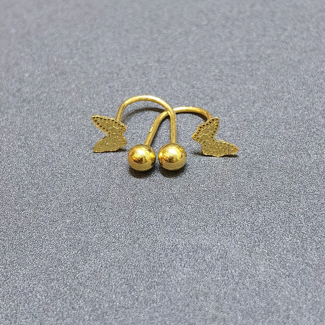 【夏夏专享】足金999 小U蝴蝶 ZP 1.29 攒金有道