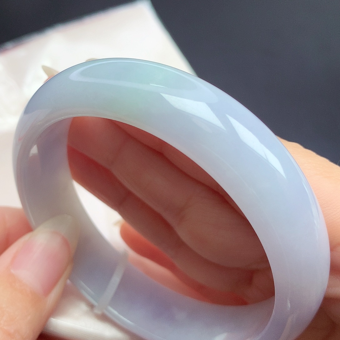 翡翠未镶嵌手镯58.8圈口