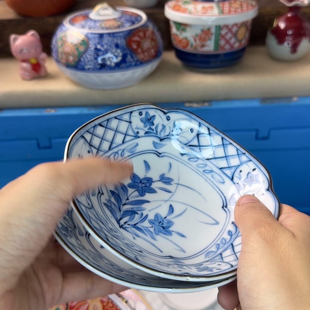 苍***光瓷片041 回流日瓷全场满18米包邮