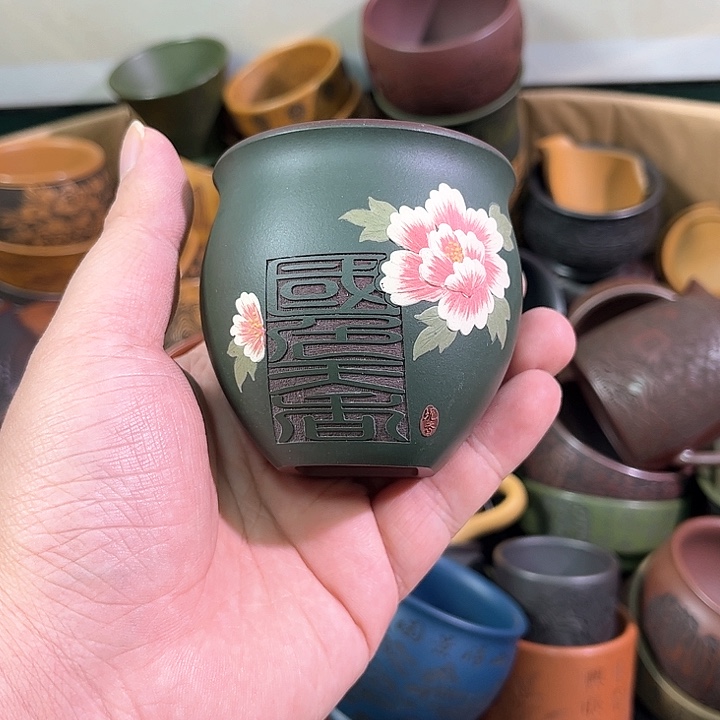 茶杯紫砂全手工紫砂主人杯
