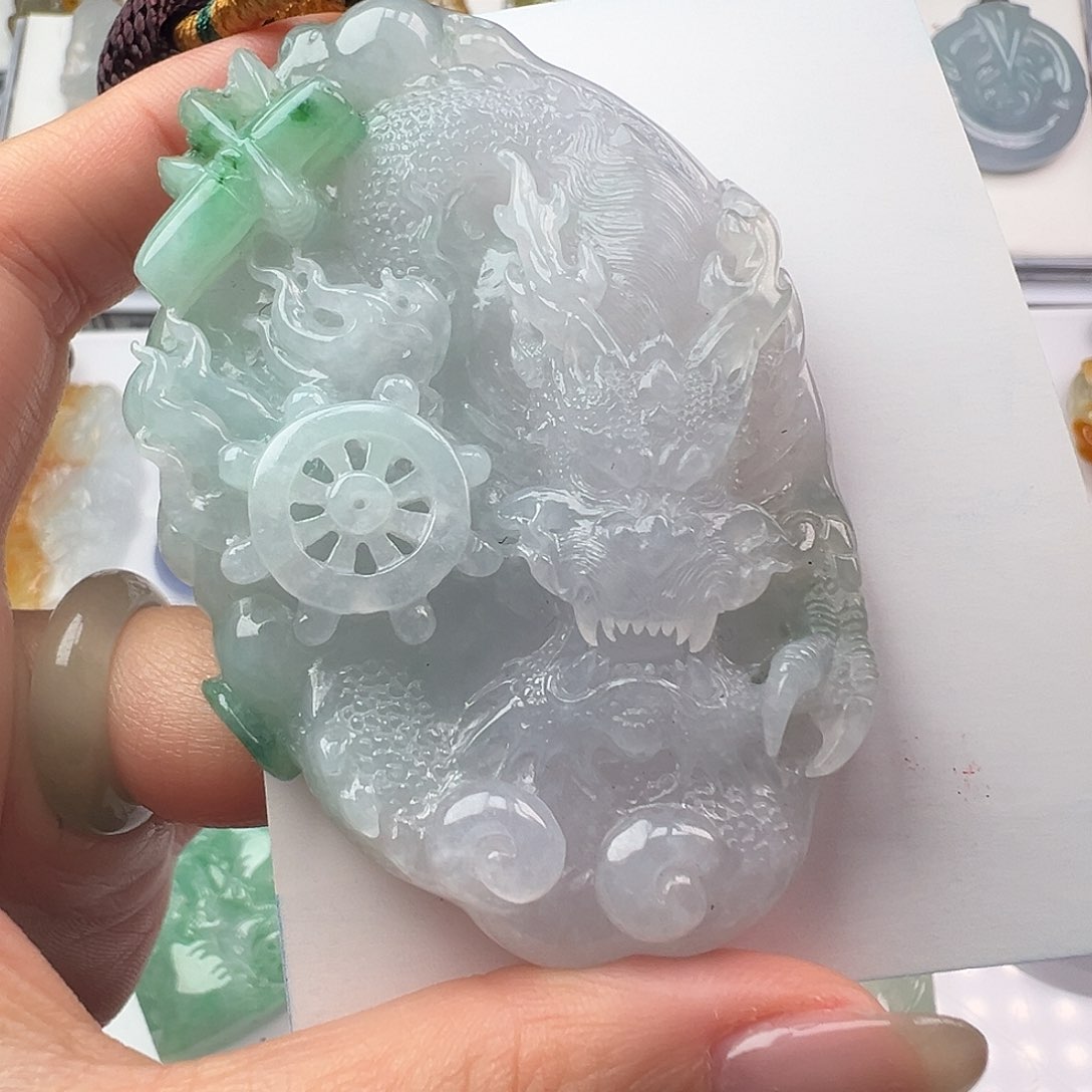 翡翠颈饰未镶嵌忄*缅甸翡翠