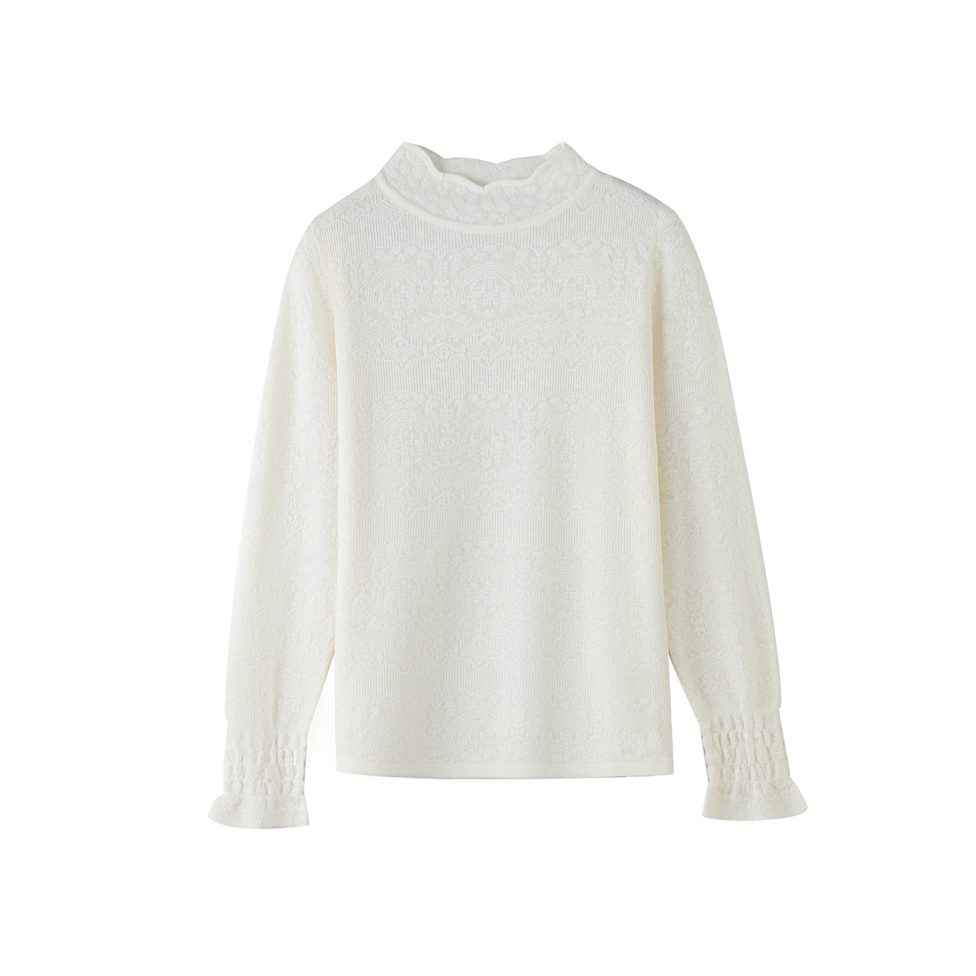 1491针织衫厚款半高领女宽松型常规常规款