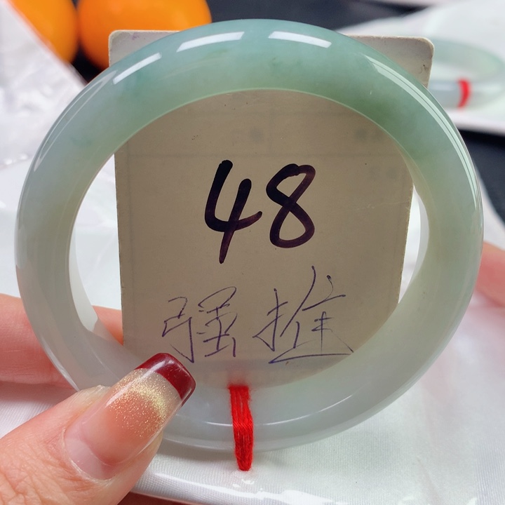 翡翠手镯未镶嵌天然翡翠58圈口
