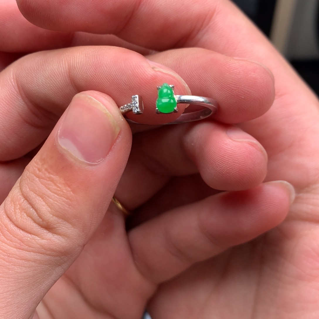 翡翠未镶嵌颈饰你是