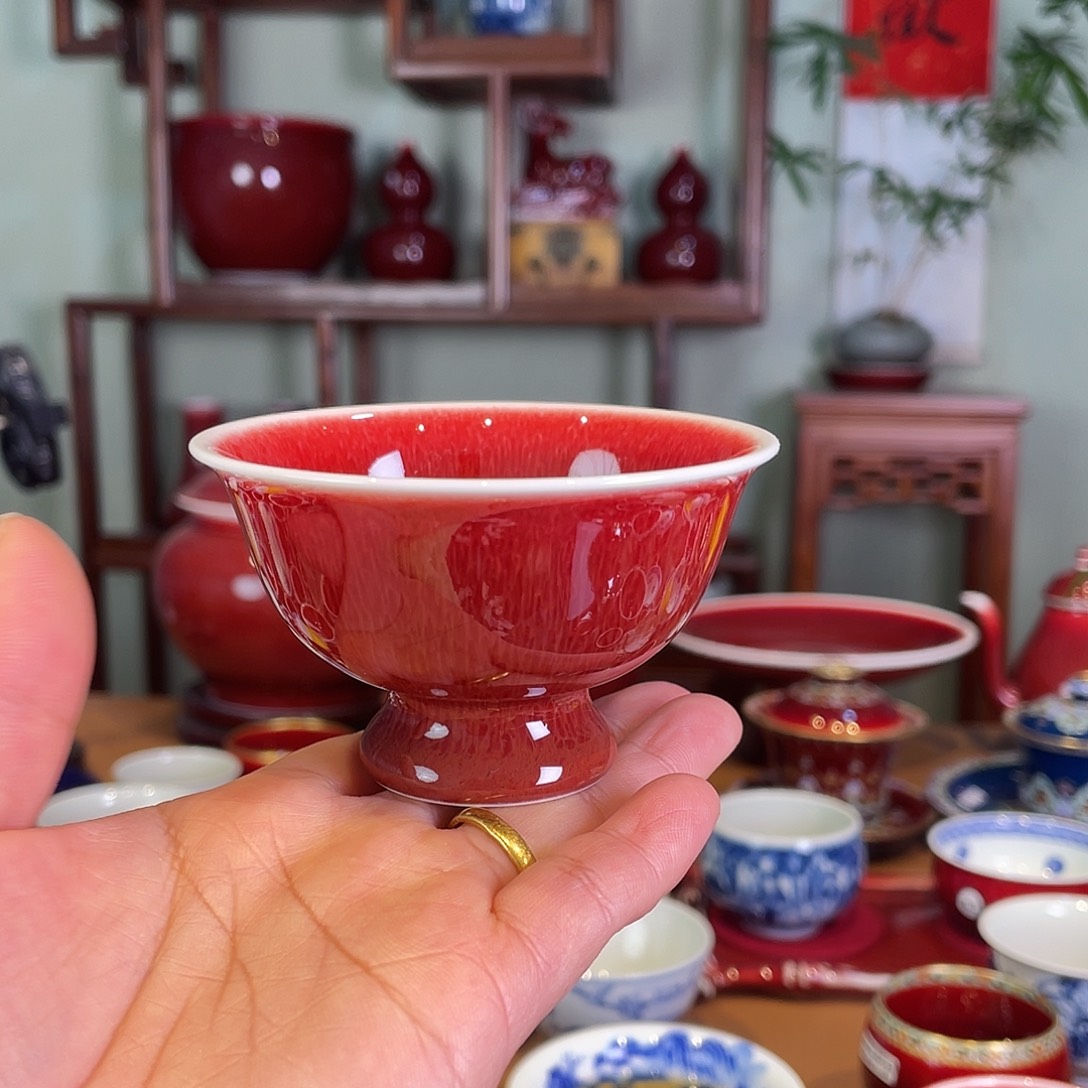 清欢雅玩原矿郎红福利杯