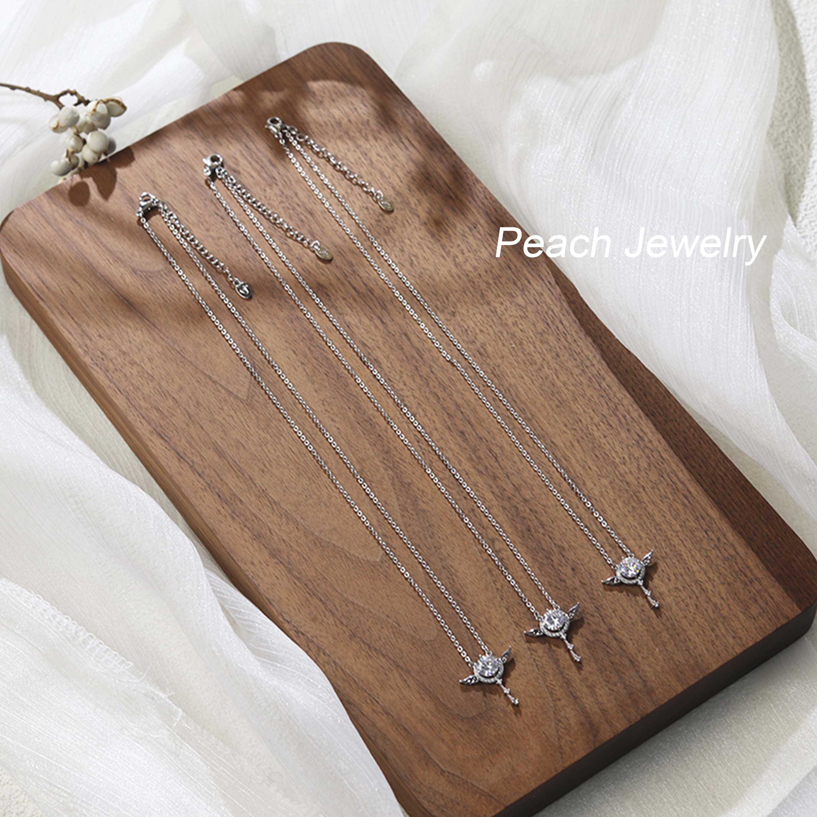 合金合成锆石项链 爱心权杖锆石项链 TT511 多样性发一颜色微差