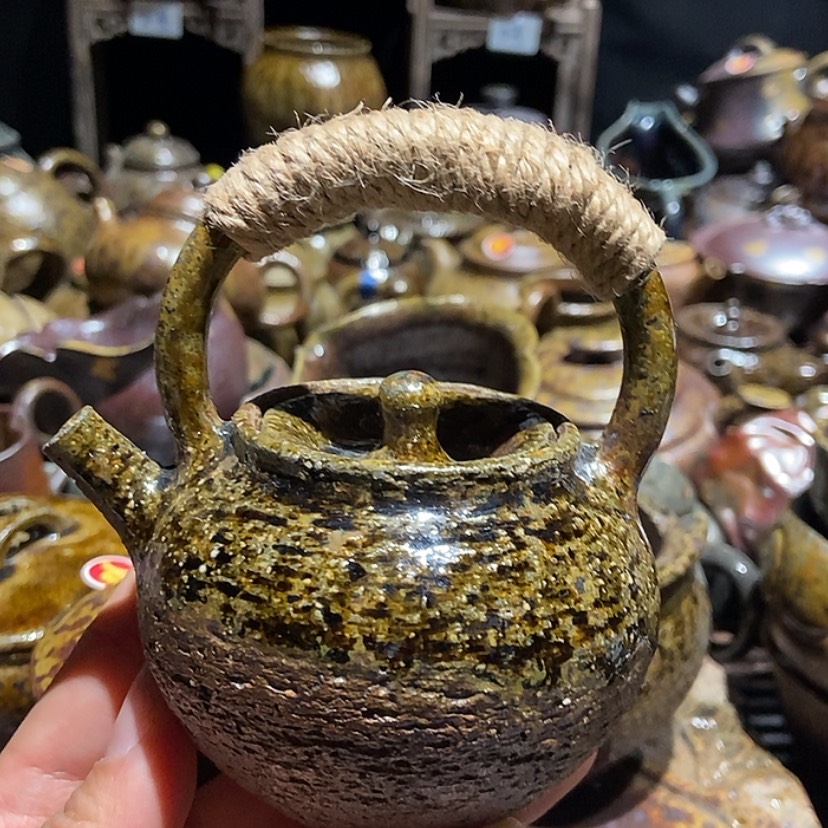 【闪购商品】茶壶紫砂家*家瑕疵提梁