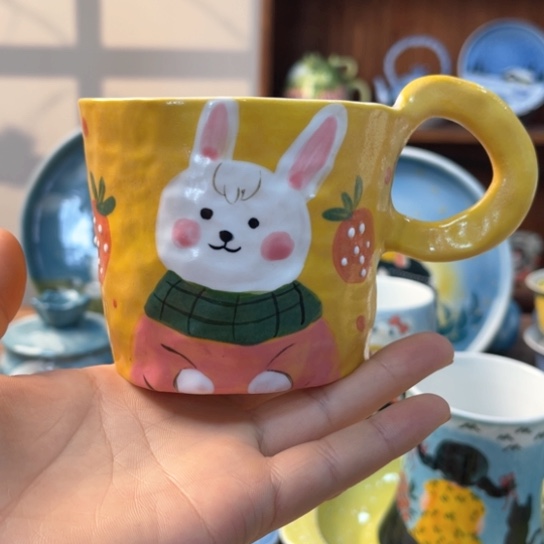 罐景德镇釉下手绘陶瓷