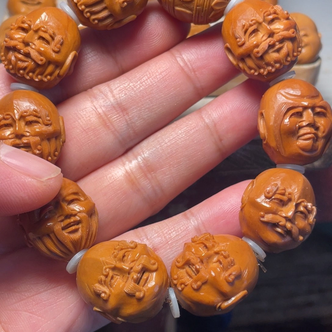 手串/手链橄榄核2.0铁核纯手工十八罗汉