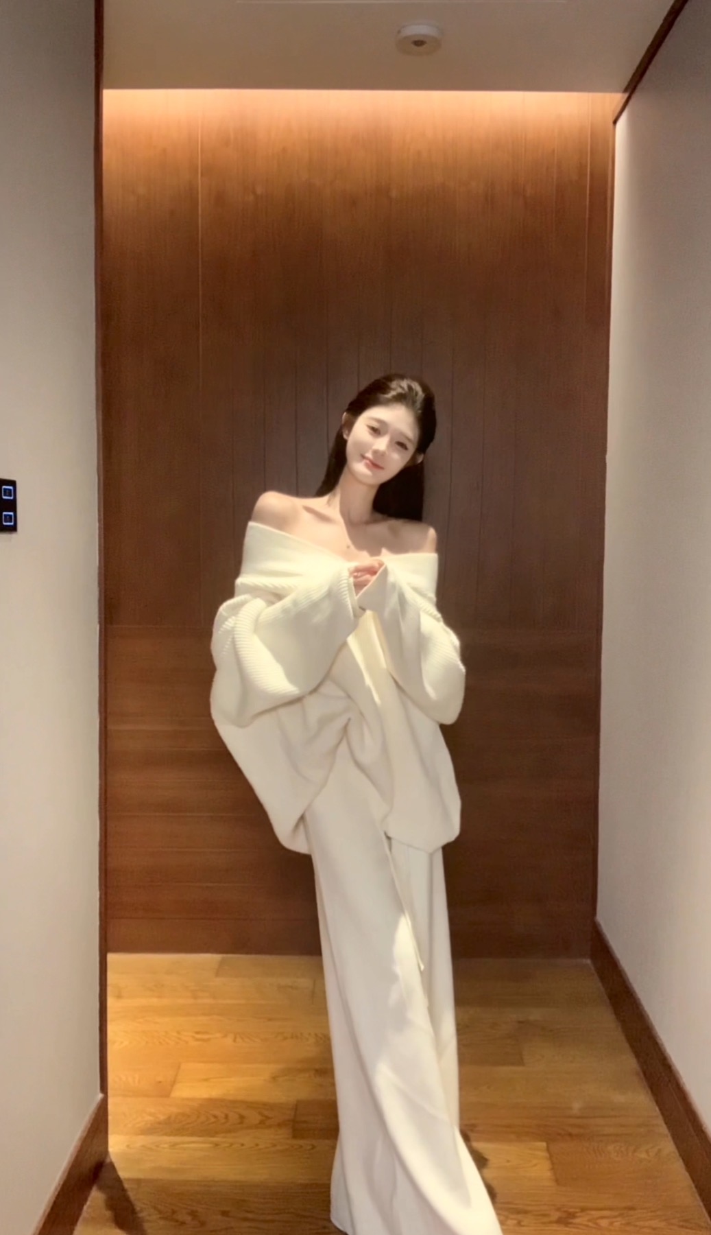 Hello熙熙 【慵懒时光】休闲软糯针织百搭设计感毛衣套装女秋冬F083