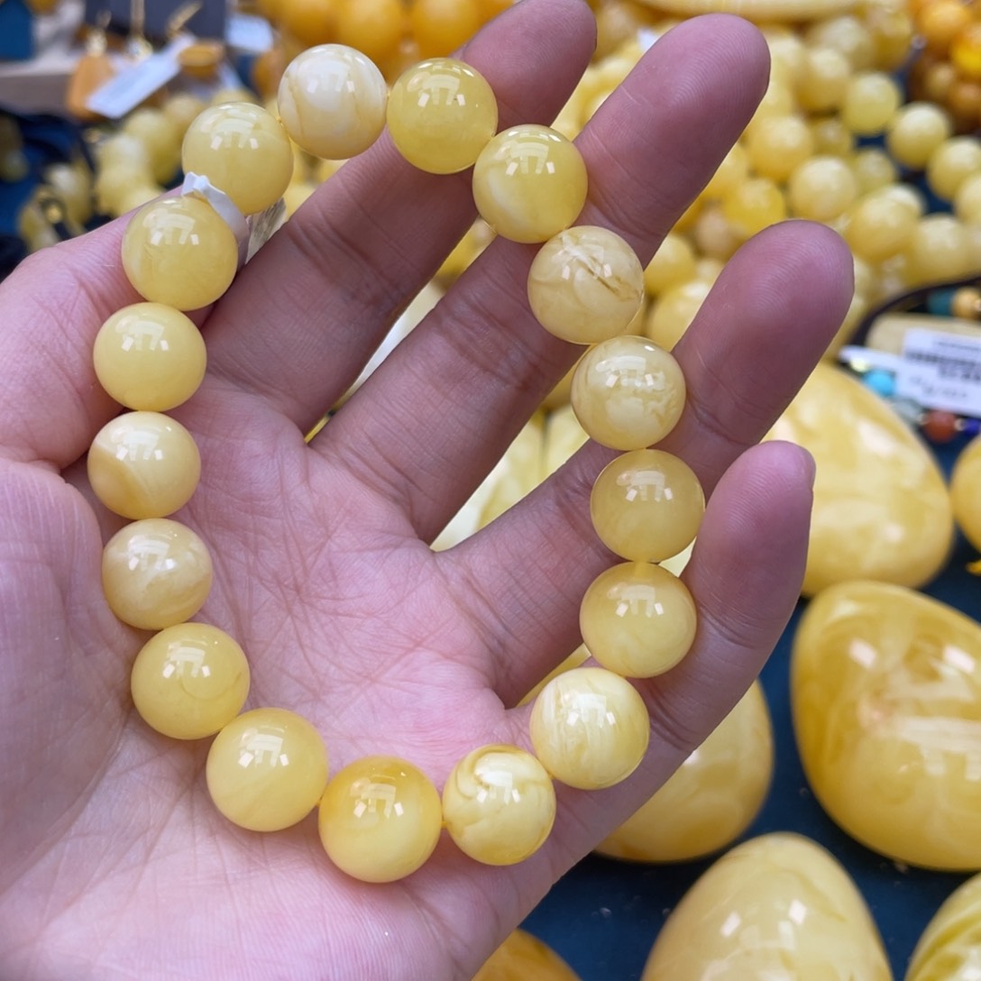 琥珀裸石未镶嵌琥珀蜜蜡w 195