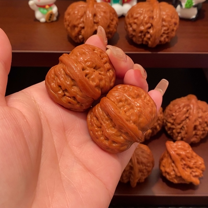 文玩核桃把件脉*精品元宝1747