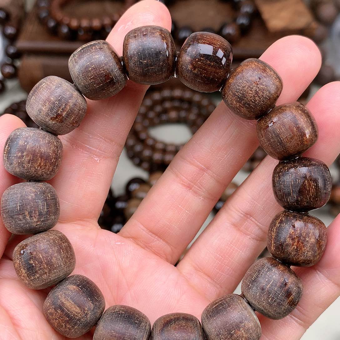 【闪购商品】贡木其他巴贡黑油虎珀粗磨1314