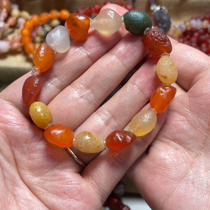 玛瑙/玉髓合金手链