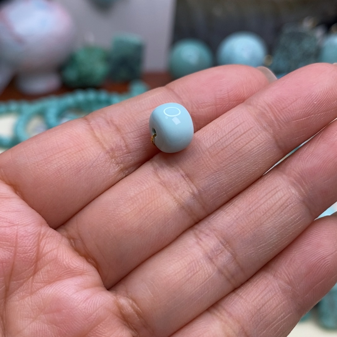 绿松石未镶嵌珠宝奇石9×7.2