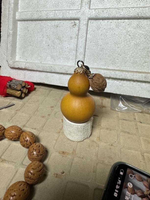 非金属木质手链 正月采摘桃枭葫芦