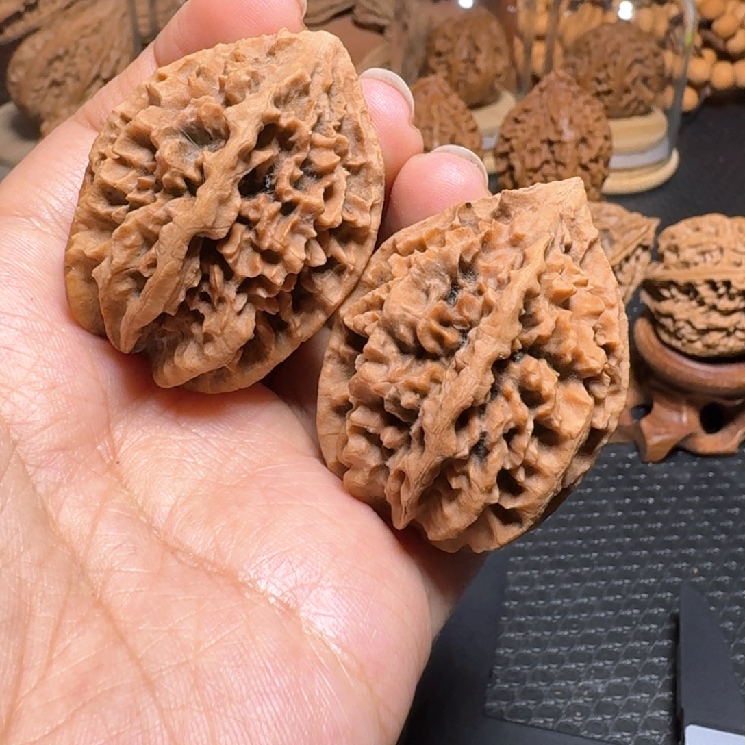 文玩核桃把件血龙骨