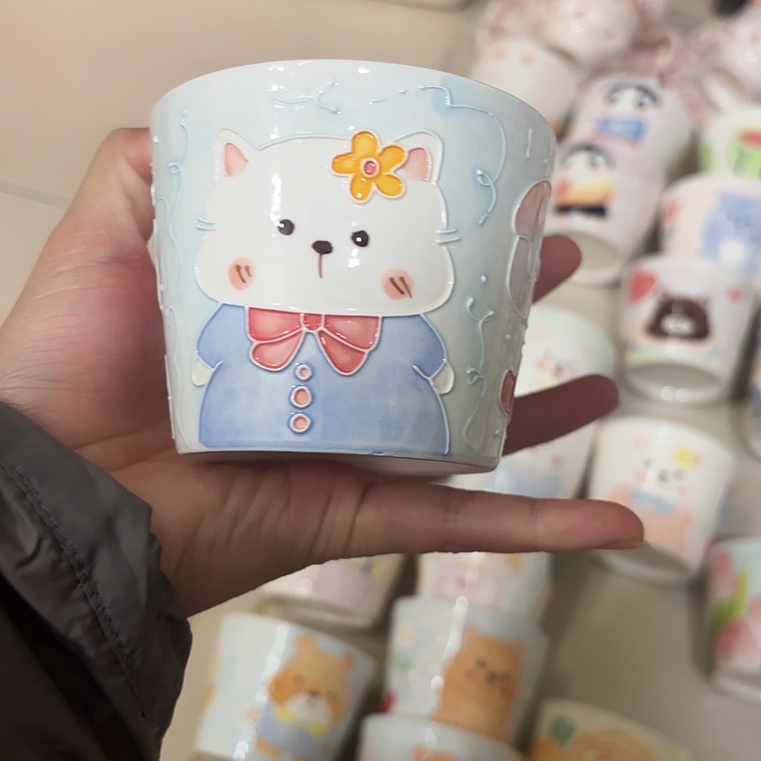 柠***丁景德镇原创手绘陶瓷