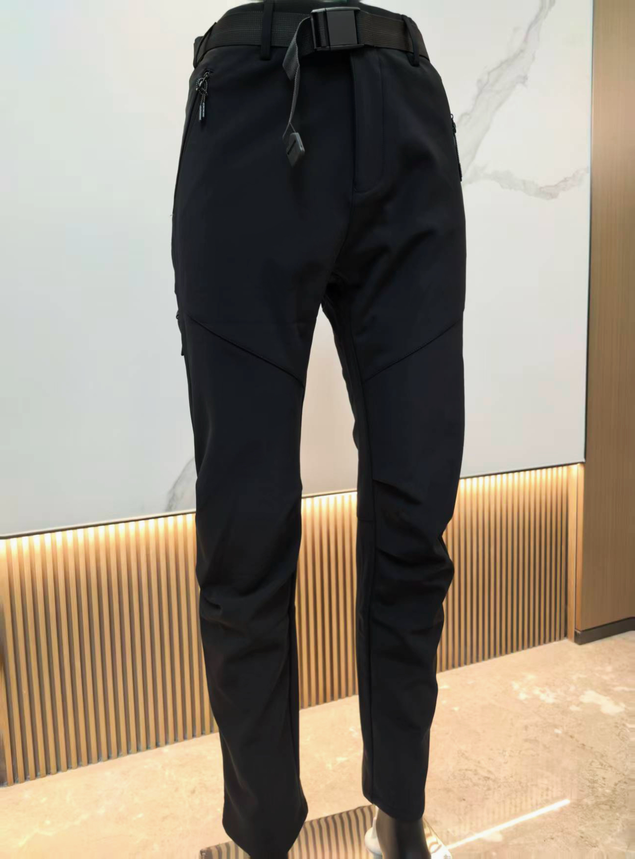 【直播间同款】冬季中腰休闲裤加绒中弹秋季保暖长裤男士加厚