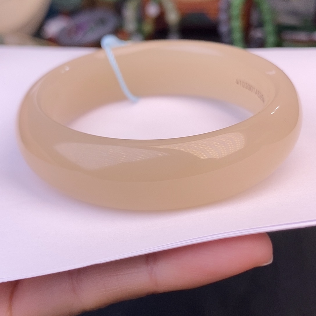 和田玉53 熟藕粉脂膏级老料浓色收藏毕业级未镶嵌