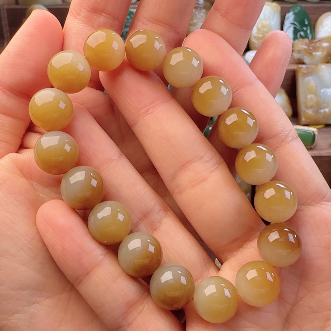 和田玉手链未镶嵌不***较