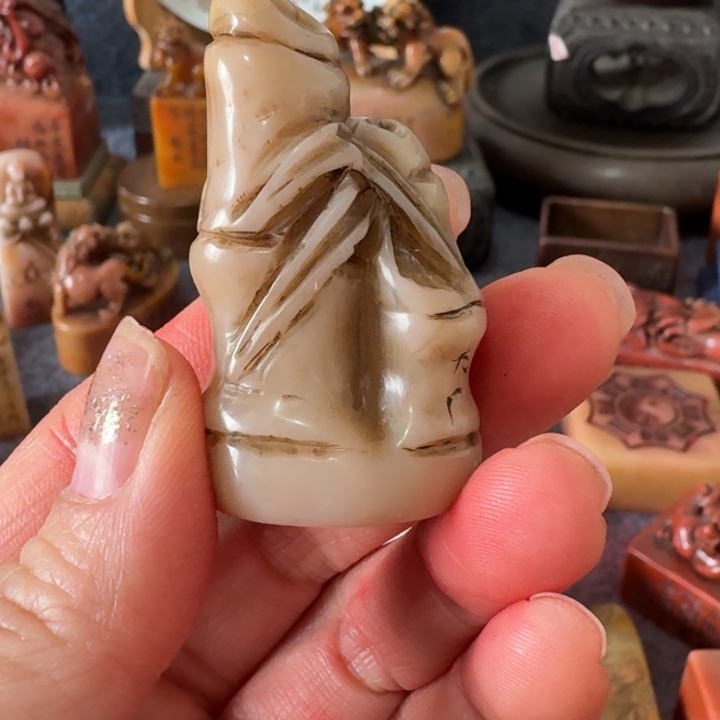 安***贝石材手工艺品摆件包邮